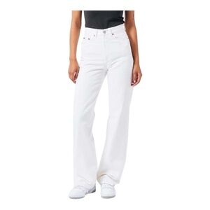 Dr Denim Echo Spiral Cut Jeans in White Size 31